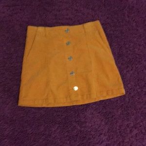 Forever 21 button down skirt